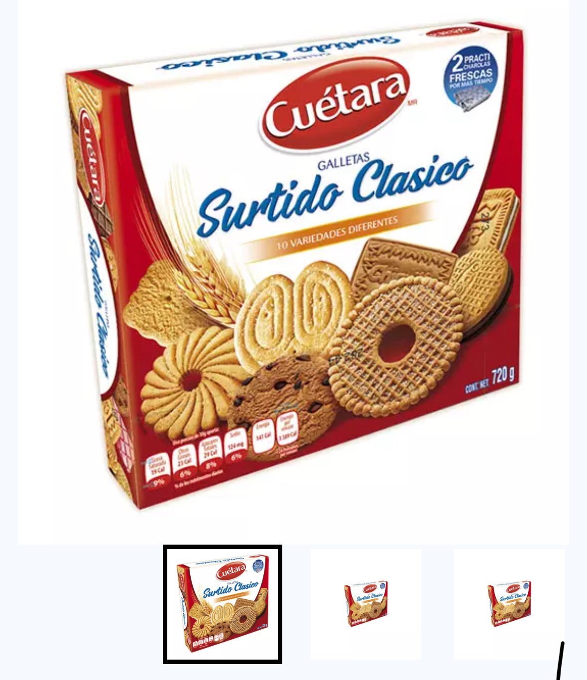 Galletas Cuétara surtido clásico 720 gr.